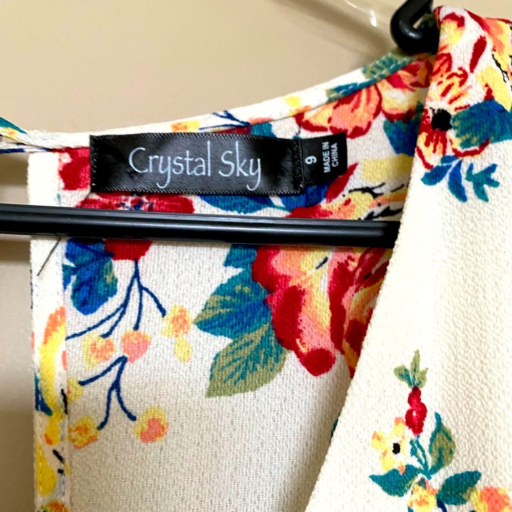 Never worn floral romper